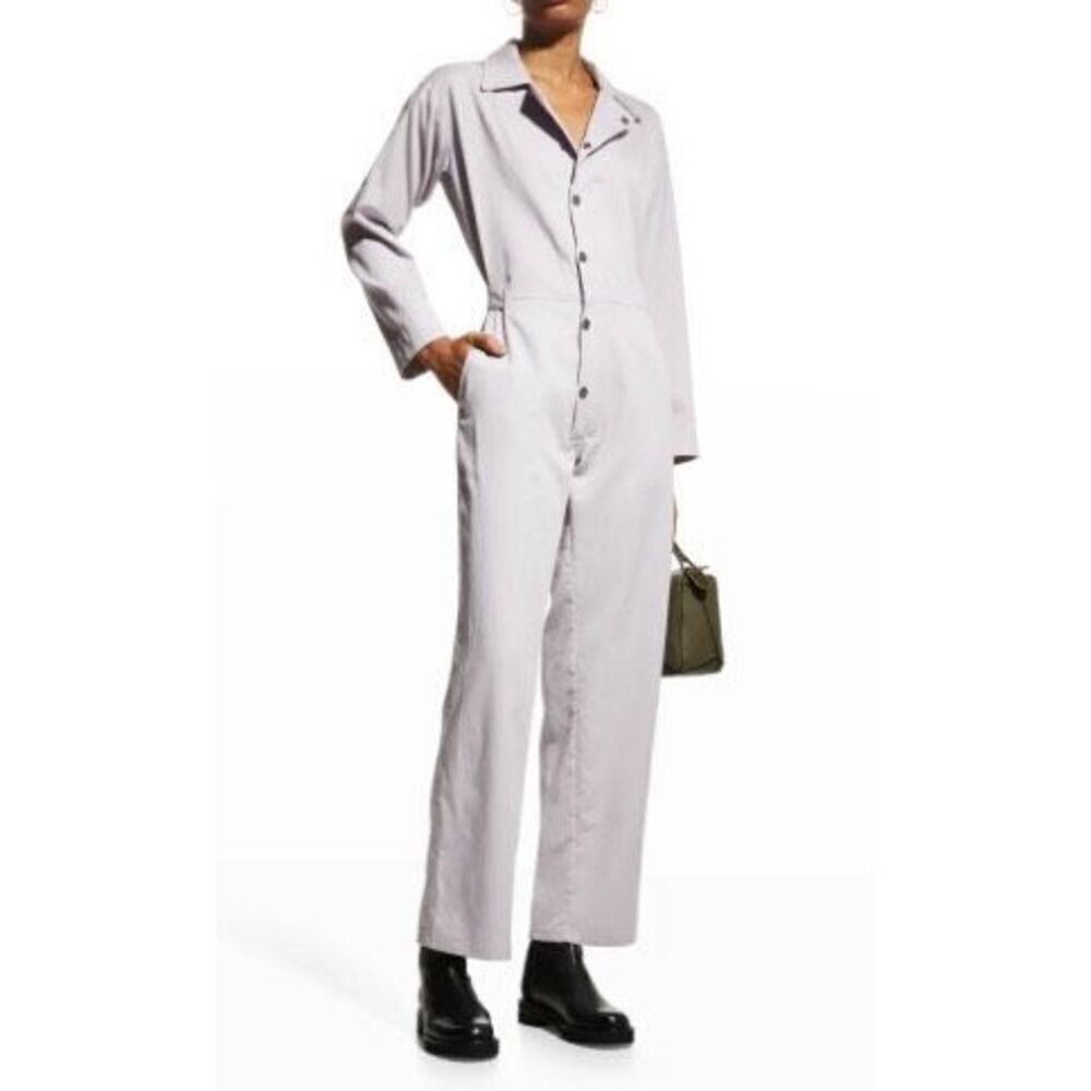 Rivet Utility Diva 100% Cotton Jumpsuit in Lavender NWT Size Small